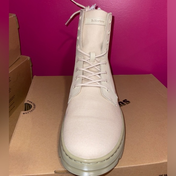 DR. MARTENS COMBS CANVAS CASUAL BOOTS - Picture 4 of 10